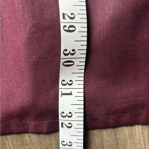 Elegant Maroon Button-Down Shirt for Men size L size 16-16.5 - Picture 6 of 11